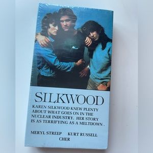 Factory sealed Silkwood (VHS, 1983) Cher, Kurt Russell Meryl Streep watermark